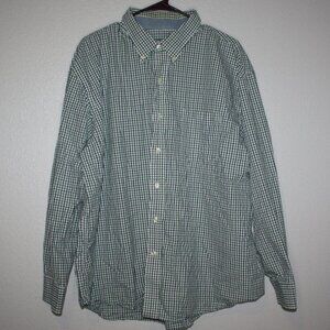 Mens IZOD long sleeve button down shirt size XXL